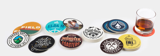 Custom Printed Coasters: Versatile & Stylish Options