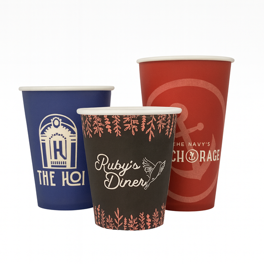 Wholesale - Custom Coffee Cups (Compostable) - Custom packaging by Exposurepack