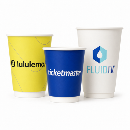 Wholesale - Custom Coffee Cups (Compostable)