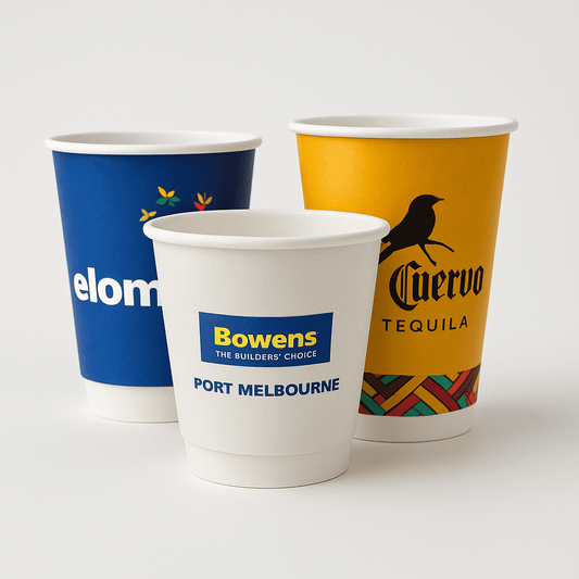 Custom Coffee Cups - Double Wall (Recyclable) - Exposurepack - Custom packaging by Exposurepack