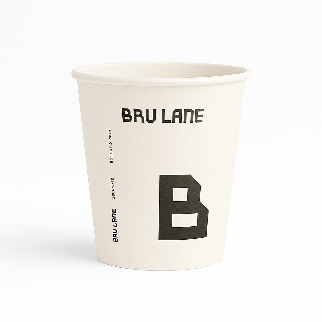 Custom Coffee Cups - Single Wall (Compostable) - Exposurepack