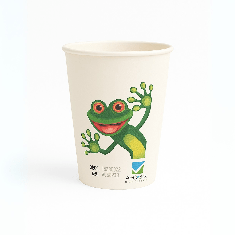 Custom Coffee Cups - Single Wall (Compostable) - Exposurepack