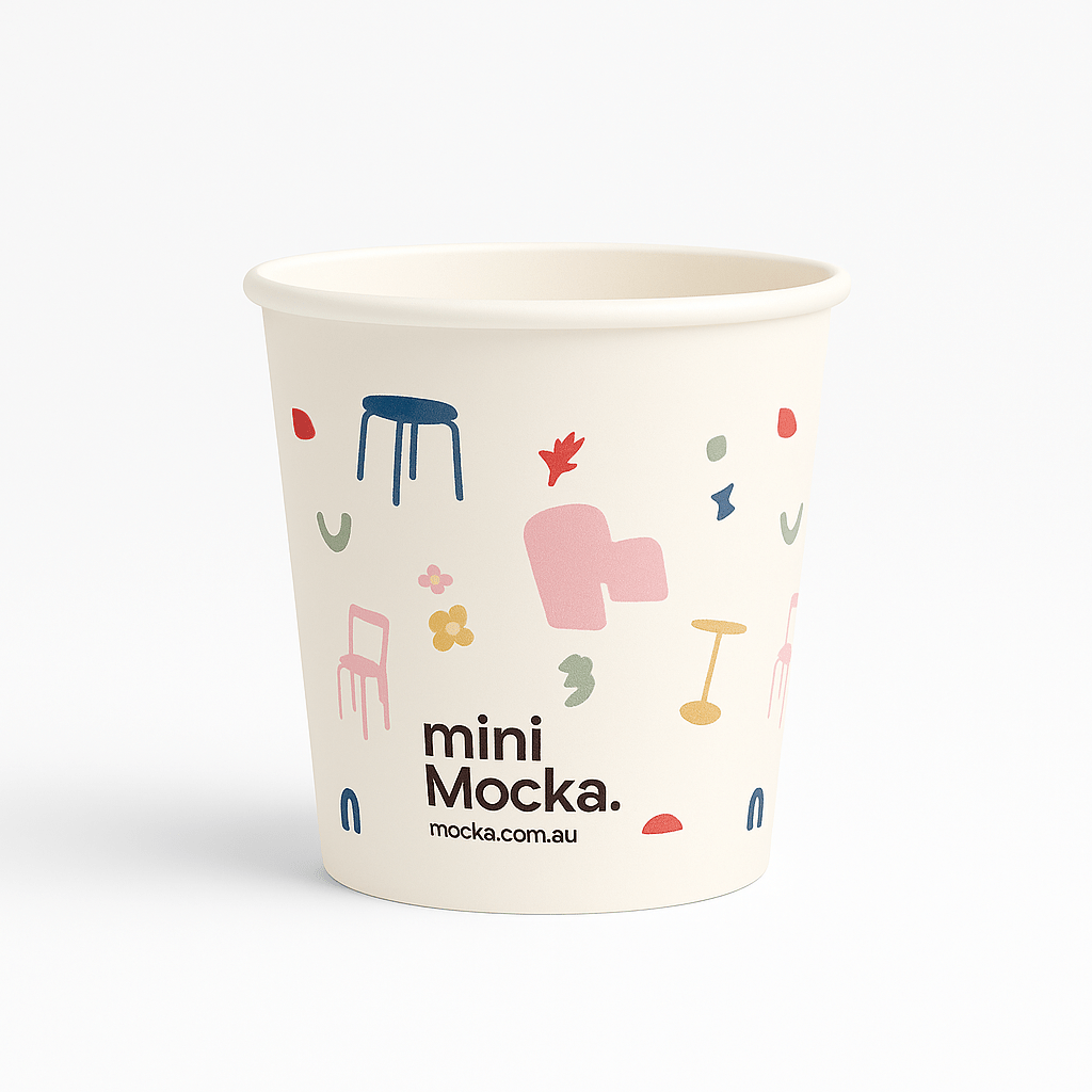 Custom Coffee Cups - Single Wall (Compostable) - Exposurepack