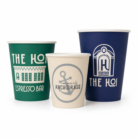 Wholesale - Custom Coffee Cups (Recyclable) - Custom packaging by Exposurepack